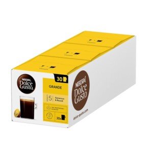 Nescafe Dolce Gusto Grande Coffee Pods 30 Count( Pack of 3), Total 90 Capsules