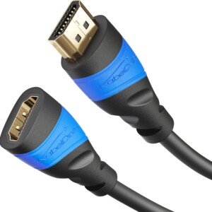 HDMI Extension cable with special A.I.S. shielding – 6m (4K@60Hz for stunning Ultra HD, HDMI Extender for PS4/PS5/Xbox, ARC, Highspeed with Ethernet) – by CableDirect