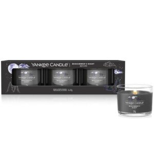 Yankee Candle Scented Candles Gift Set | Midsummer's Night Filled Votive Candles | Soy Blend Wax Mix | 3 Count