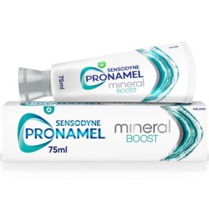 Sensodyne Pronamel Toothpaste Mineral Boost, Fluoride Toothpaste for Acid Weakened Enamel Repair, Peppermint Flavour, 75ml