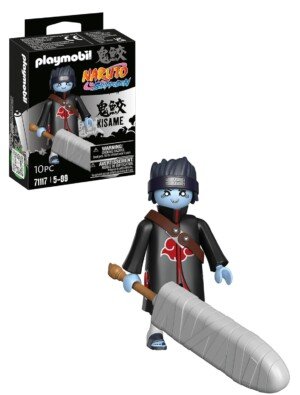 Playmobil 71117 Naruto: Kisame Figure Set, Naruto Shippuden Anime Collectors Figure, Playset Suitable for Children and fans 5+ years
