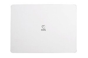 Premier Housewares 1203649 Charm Placemats - Set of 4, White, H2 x W29 x D22cm