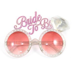 SHATCHI Hen Party Bride To Be Wearable Funglasses Sunglasses Pink Shades Wedding Novelty Accessories Fancy Dress Hen Night Fun Gift for Bride