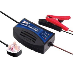 Streetwize Automatic Trickle Battery Charger – Keep Car, Motorbike, Motorhome, and Boat Batteries Fully Charged – Safe, Easy, and Reliable Indoor Charger