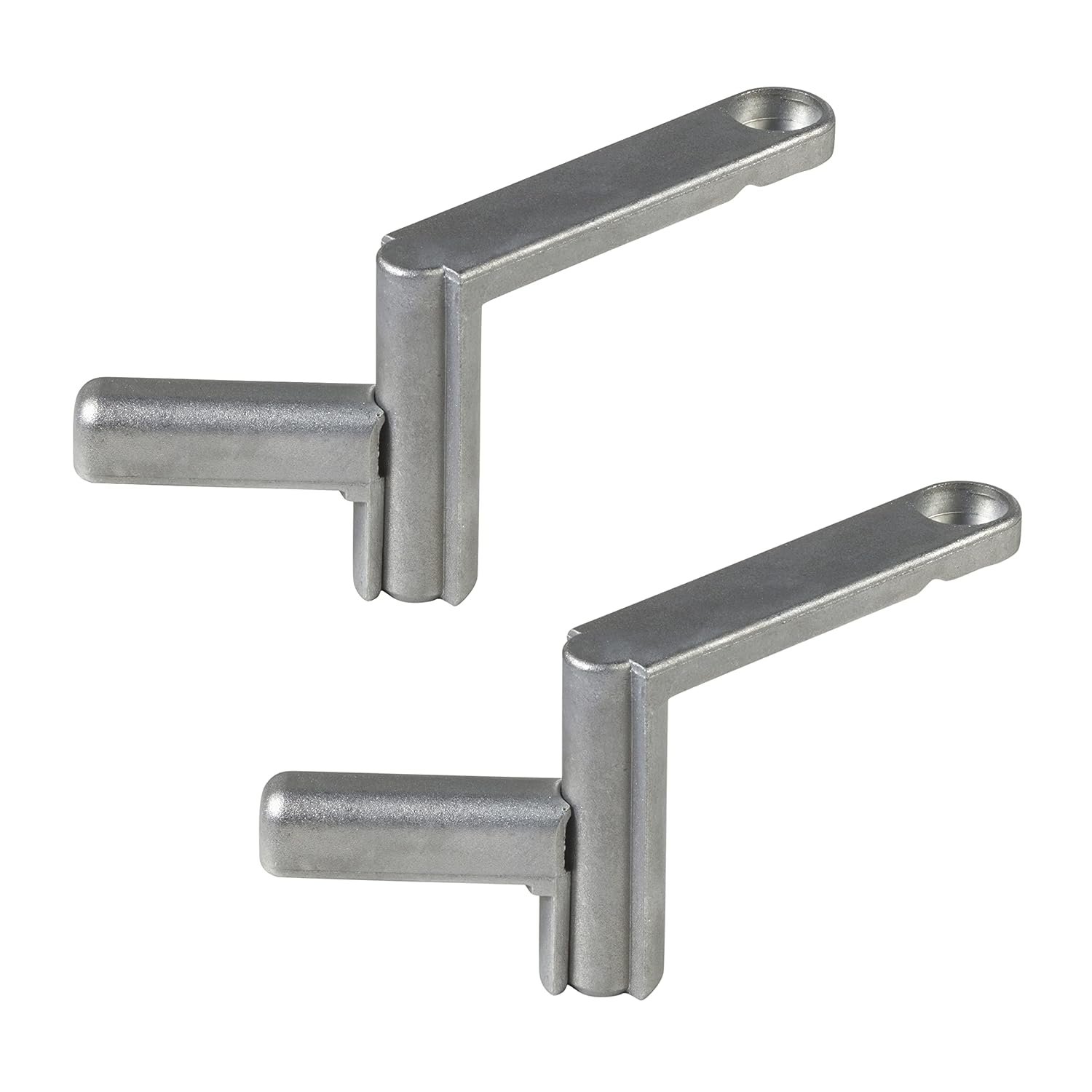 wolfcraft 2 Quick Clamps I 6176000 I for Quickly Fastening workpieces on All Tables with 20 mm Holes