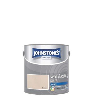 Johnstone's 304027 Vinyl Matt Emulsion - Oatcake,2.5