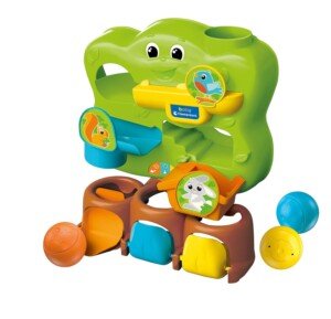 Clementoni - 17687 - Magic Colour Tree - Ball Drop Toy, Early Years Toys, Infant Toys, Activity Toys For 1 Year Olds, Made In Italy