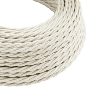 5 Meter Vintage 3 Core Twisted Electric Cable Fabric Covered Wire Italian Braided 0.75 mm Electrical Cable Flexible Wire for Lighting Other Appliances