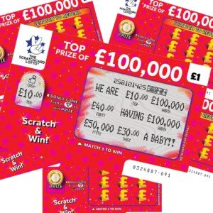 Pack of 6 Pregnancy Announcement Idea Baby Reveal Lottery Scratch Cards Fun Way To Announce Your Pregnant Novelty Fake Scratchcards Gift (We Are Having A Baby)