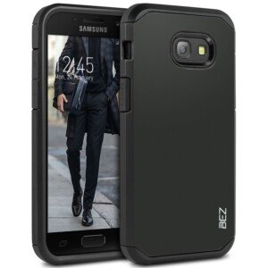 BEZ Case for Galaxy A5 2017 Phone Case, Shockproof Cover Compatible with Galaxy A5 2017, Shock Absorbing, Heavy Duty Dual Layer Tough Cover - Black
