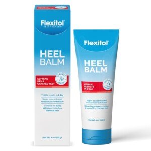 Flexitol Cracked Heel Balm, Visible Results in 1 Day, For Extremely Dry Feet & Cracked Heels, Removes Hard Skin, 25% Urea, Medically Proven Foot Cream, Suitable for Diabetics, 1 x 112g