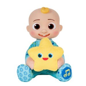 CoComelon Peek-A-Boo JJ 10” Feature Plush - Featuring Favourite Song, Phrases, and Sounds - Play Peek-A-Boo with JJ - Toys for Preschool and Kids