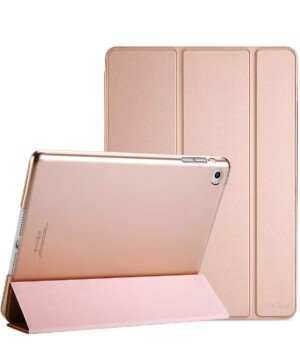 ProCase Smart Case for iPad Air 2 2014 A1566 A1567, Ultra Slim Lightweight Stand with Translucent Frosted Back Cover -Rosegold