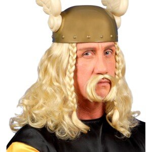 Widmann Pe263 Wales Wig and Moustache Set Blonde