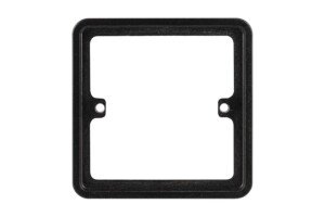 Schneider Electric Lisse Screwless Deco - Single Socket Spacer, GGBLSPC1BS, Black