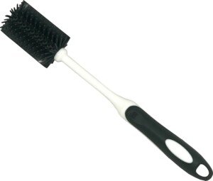 SHO Brush - Ultimate Cleaning Brush for SHO Bottles & Food Flasks, 30cm Long, Black Rubber Bristles