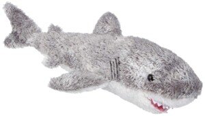 Aurora, 13275, Mini Flopsie Shark, 8In, Soft Toy, Grey
