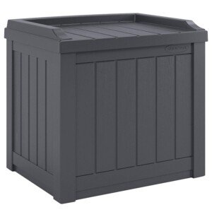 Rowlinson Suncast Florida 83L Storage Box - Cyberspace Grey
