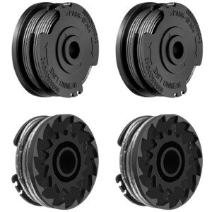 4 Pack Strimmer Trimmer Cutting Spool Line Replacement For Bosch ART 24 27 30 30-36 LI, Brushcutter Wire 20ft, Strimmer Spool for Bosch, No.F016800351