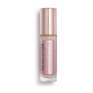 Revolution Conceal & Define Concealer, Lightweight, Long-Lasting, Full Coverage Face Makeup, C2, 4g