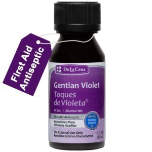 Gentian Violet 1 % Solution - Antiseptic - De La Cruz by De La Cruz [Beauty]