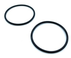 2 Replacement Rubber O Rings For Metal Sink, Basin and Bath Plugs (1 3/4" / 45mm)