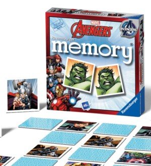 Ravensburger Marvel Avengers Mini Memory Game - Matching Picture Snap Pairs Game For Kids Age 3 Years and Up