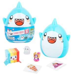 LankyBox Mystery Thicc Shark Glow Pack with 5 Exciting Toys to Discover inside, Officially Licensed Merch