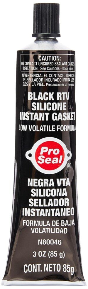 ProSeal 80046 Silicone Instant Gasket, Black