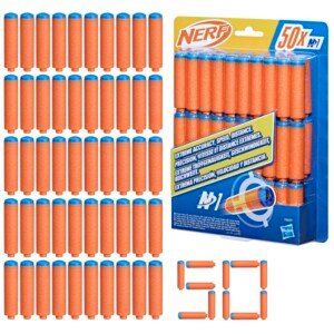 Nerf N Series N1 Darts for Blaster Toys for Kids, 50 Official N1 Foam Darts for Launchers