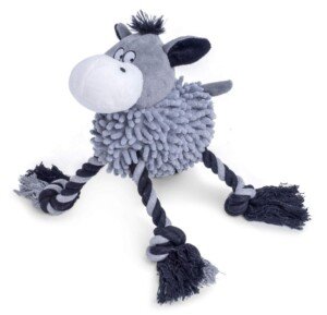 Petface Farmyard Buddies Noodle Donkey Plush Dog Toy