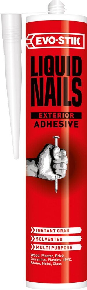 EVO-STIK Liquid Nails Grab Adhesive White - 290ml - Interior & Exterior Use