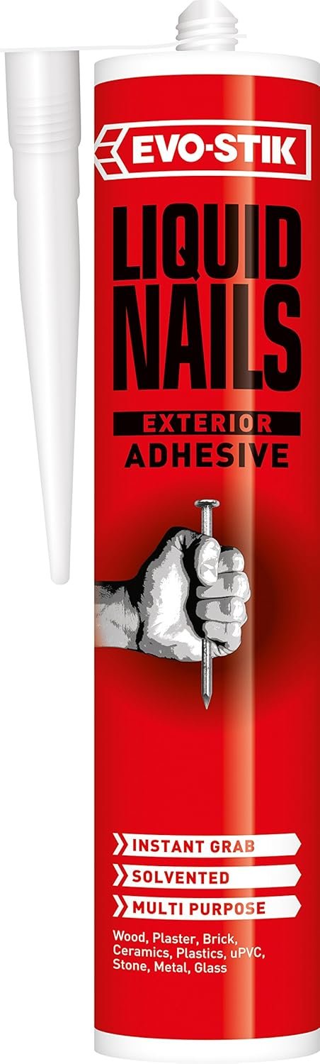 EVO-STIK Liquid Nails Grab Adhesive White - 290ml - Interior & Exterior Use