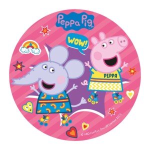 Dekora - Peppa Pig Birthday Cake Topper, Edible Disc - 20 Cm, 236044