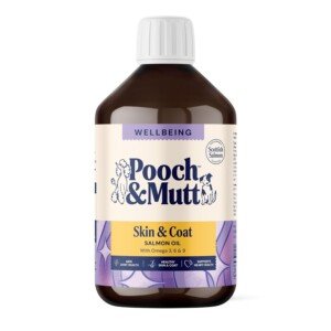Pooch & Mutt - Natural Salmon Oil Supplement for Dogs and Cats (Rich in Omega 3, 6 and 9), 500ml