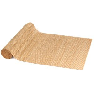 BambooMN Carbonized Bamboo Matchstick Natural Table Runner, Home Décor, 13" x 70" - 1 Piece