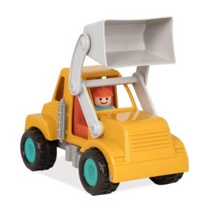 Battat – Toy Bulldozer – Classic Toddler Trucks – Yellow Construction Toy – Soft Rubber Wheels – Front End Loader – 18+ Months