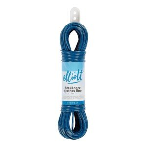 Elliott 25 metre Steel Core Clothesline in Navy - Extra Strong, Durable, and Weather-Resistant Laundry Drying Rope for Indoor & Outdoor Use, Laundry Essential