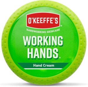 O’Keeffe’s Working Hands, 96g Jar - Hand Cream for Extremely Dry, Cracked Hands | Instantly Boosts Moisture Levels, Creates a Protective Layer & Prevents Moisture Loss