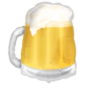 Amscan 0725601 S/Shape:Beer Mug (Transparent)