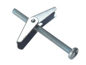 ForgeFix Plasterboard Spring Toggles | M6 x 50mm | Zinc Plated | Bag 10