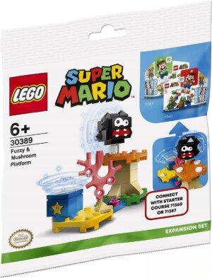 LEGO Super Mario Fuzzy and Mushroom Platform Polybag Set 30389 (Bagged)