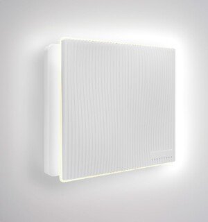 CTQF100t Smart LED 4" Inch Bathroom Extractor Fan w/Timer Overrun Delay. White Grooved High Airflow Silent Bathroom Fan - Toilet Ventilation | Kitchen Ceiling Extractor - Fan Shower 240v