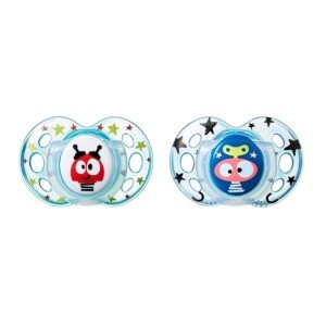 Tommee Tippee 18-36 Months Closer to Nature Fun Style Orthodontic Dummies, Pack of 2