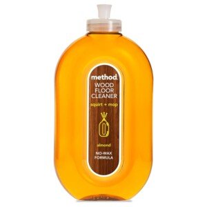 Method Wood Floor Cleaner, Moisturising Oil, Surface Spray, Gently Cleans and Shines, Almond Natural Scent, Pack of 1, 739 ml