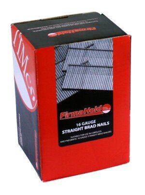 TIMCO FirmaHold Straight Brad Nails - 16 x 32 - Galvanised - Box of 2000