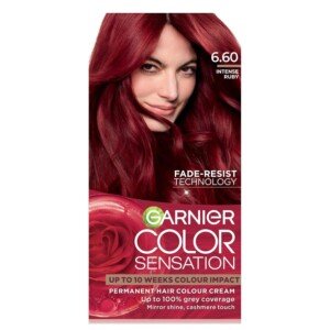 Garnier Color Sensation 6.60 Intense Ruby Red Permanent Hair Dye