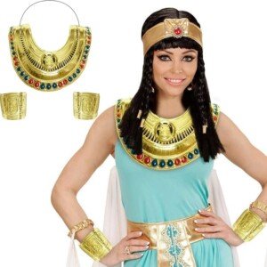 Cleopatra Set Collar And Wristbands Accessory for Fancy Dress