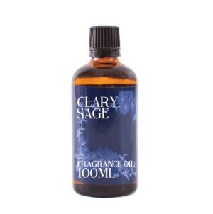 Mystic Moments | Clary Sage Fragrance Oil - 100ml - Perfect for Soaps, Candles, Bath Bombs, Oil Burners, Diffusers and Skin & Hair Care Items