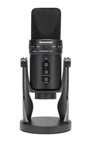 Samson G-Track Pro - Professional USB Microphone with Audio Interface - Black